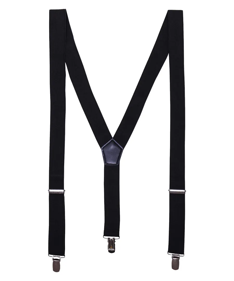 Clip-on trouser braces – Black