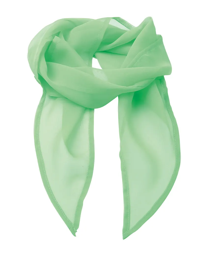'Colours' Chiffon scarf – Apple