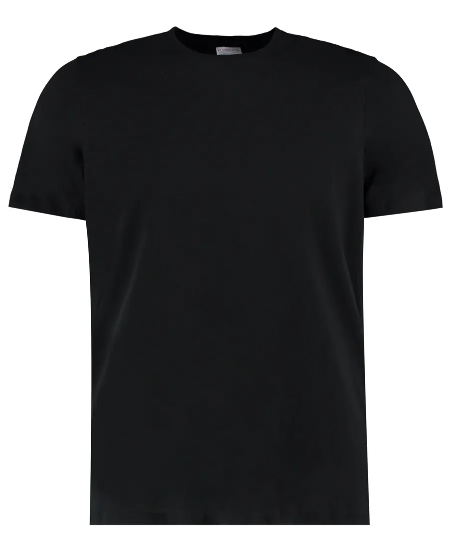 Cotton tee (fashion fit) – Black