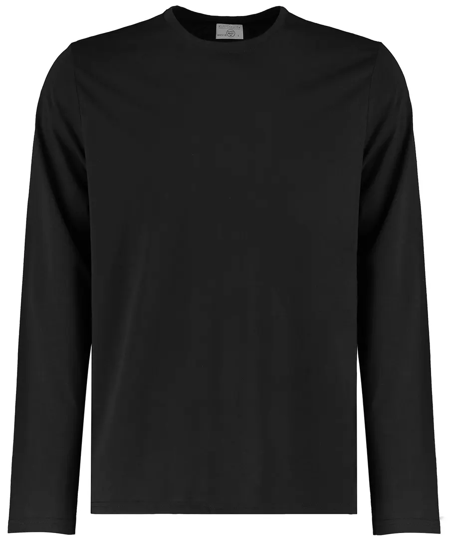 Long sleeve Superwash® 60°C tee (fashion fit) – Black