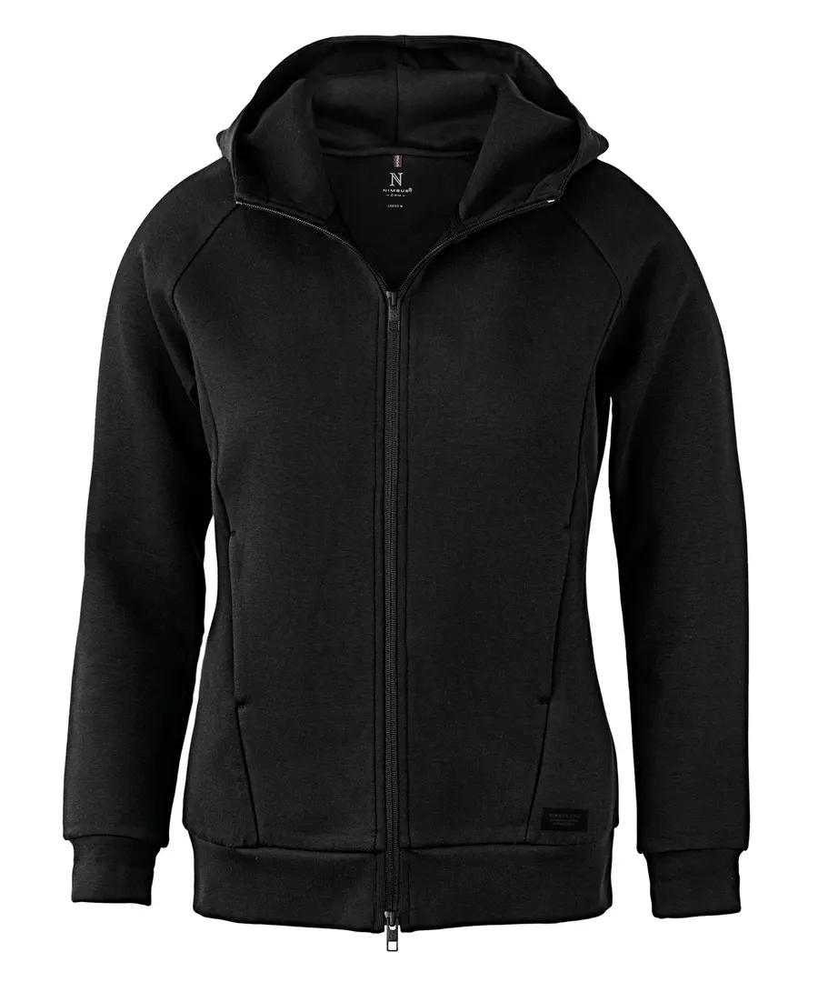 Women’s Hampton – premium double-faced hoodie – Black