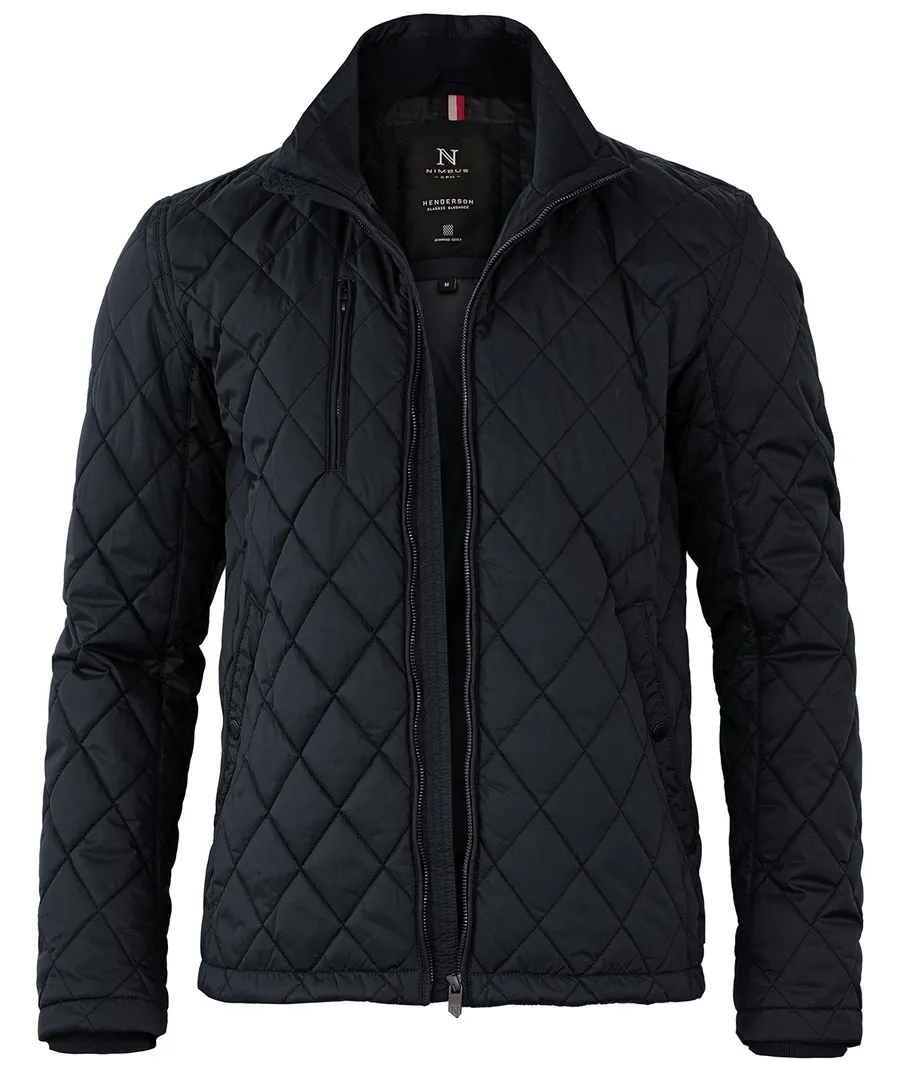Henderson – stylish diamond quilted jacket – Midnight Blue