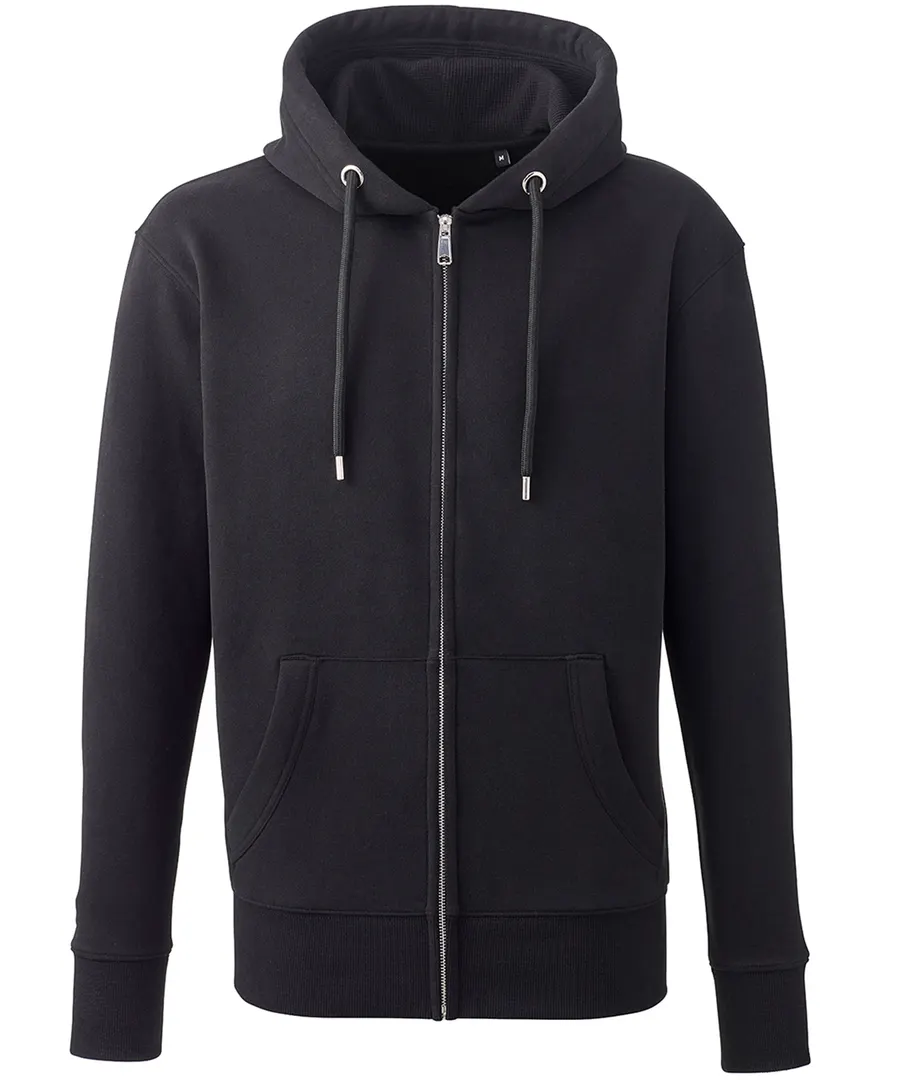 Men's Anthem full-zip hoodie – Black