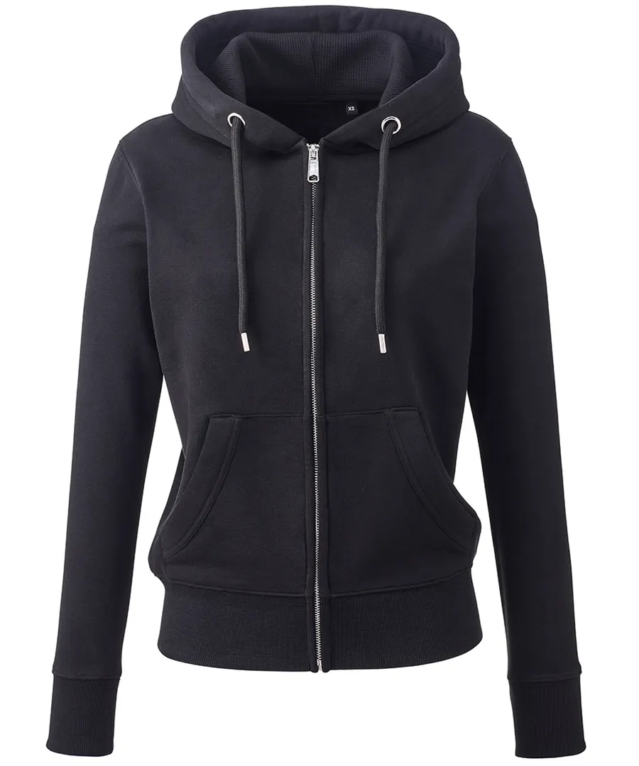 Women's Anthem full-zip hoodie – Black