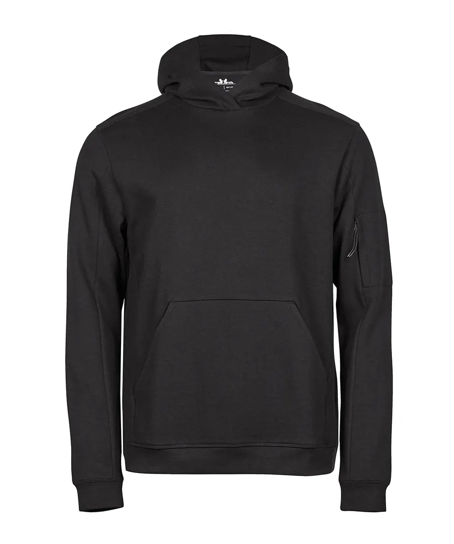 Athletic hooded sweatshirt (5702) – Black