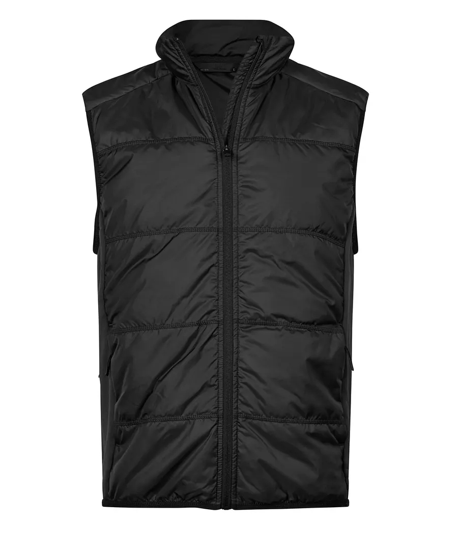 Hybrid-stretch bodywarmer (9114) – Black/Black