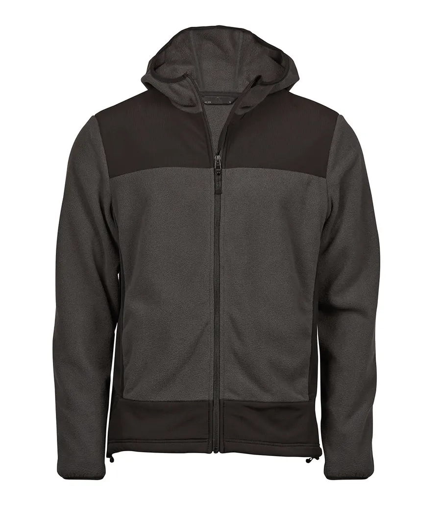 Mountain hooded fleece (9124) – Asphalt/Black