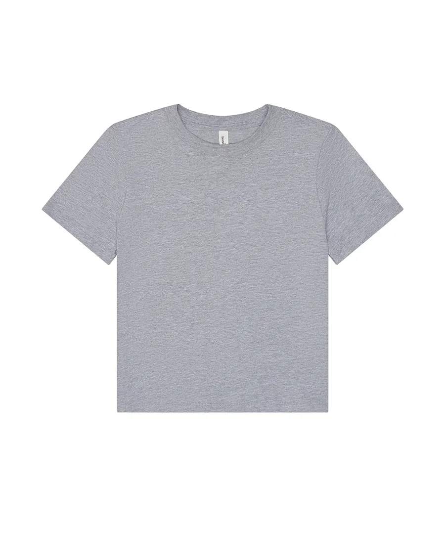 Women’s heavy boxy tee – Athletic Heather