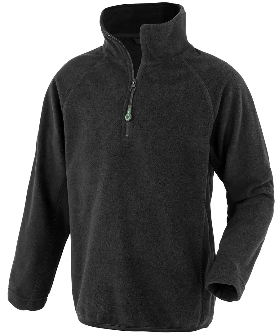 Junior recycled microfleece top – Black