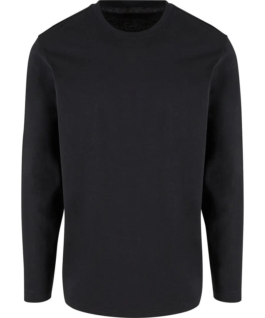 Regular fit long sleeve shirt – Black