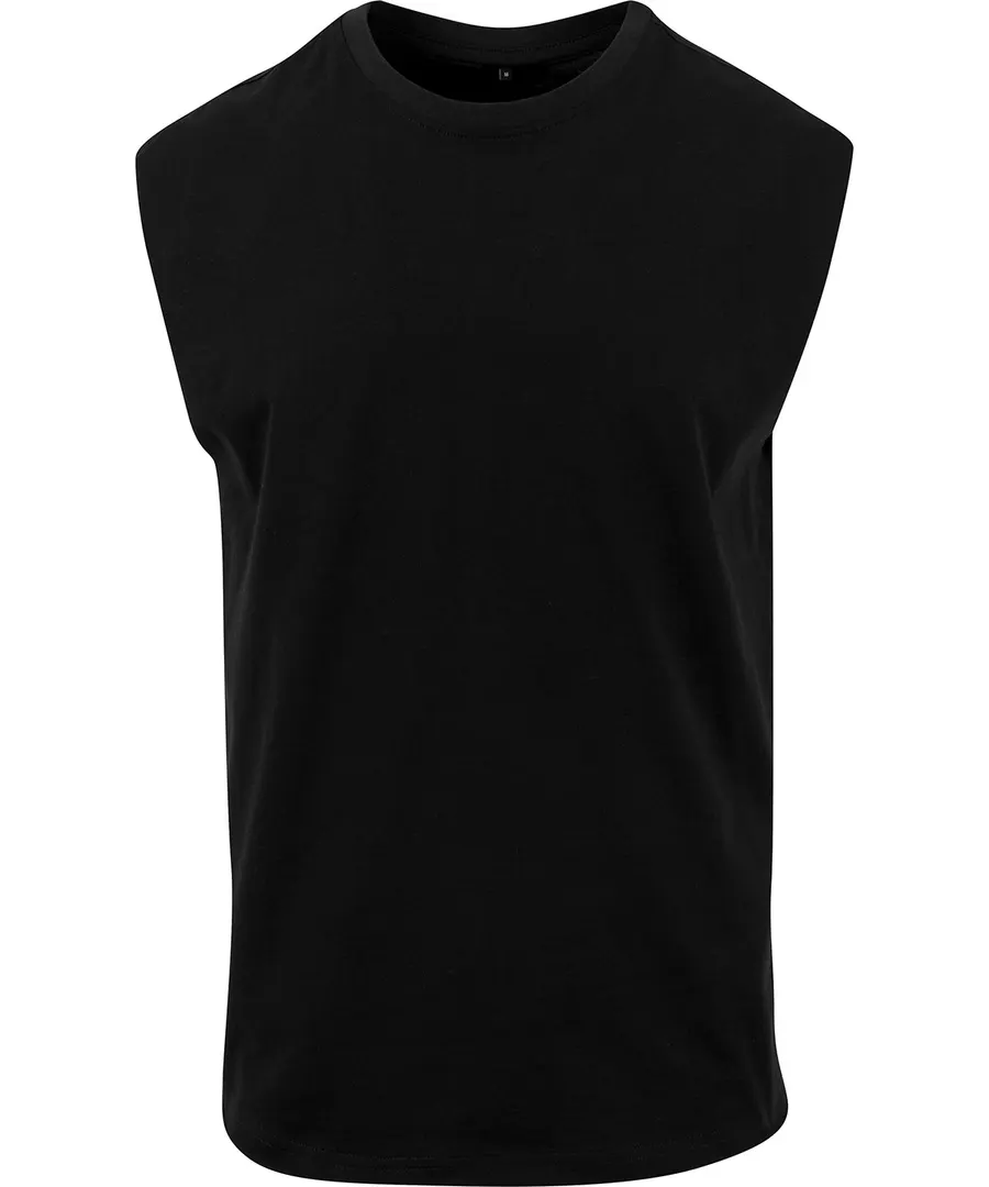 Sleeveless tee – Black