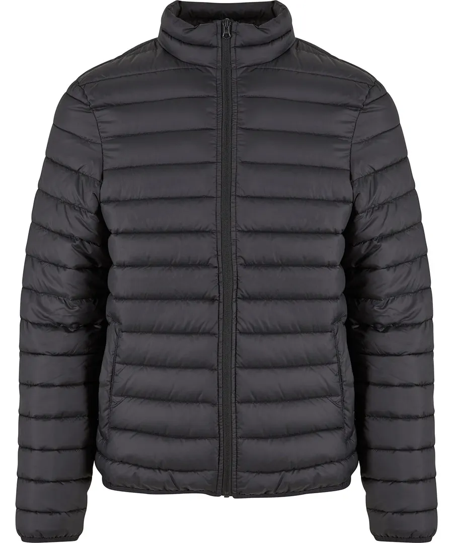 Light puffer jacket – Black