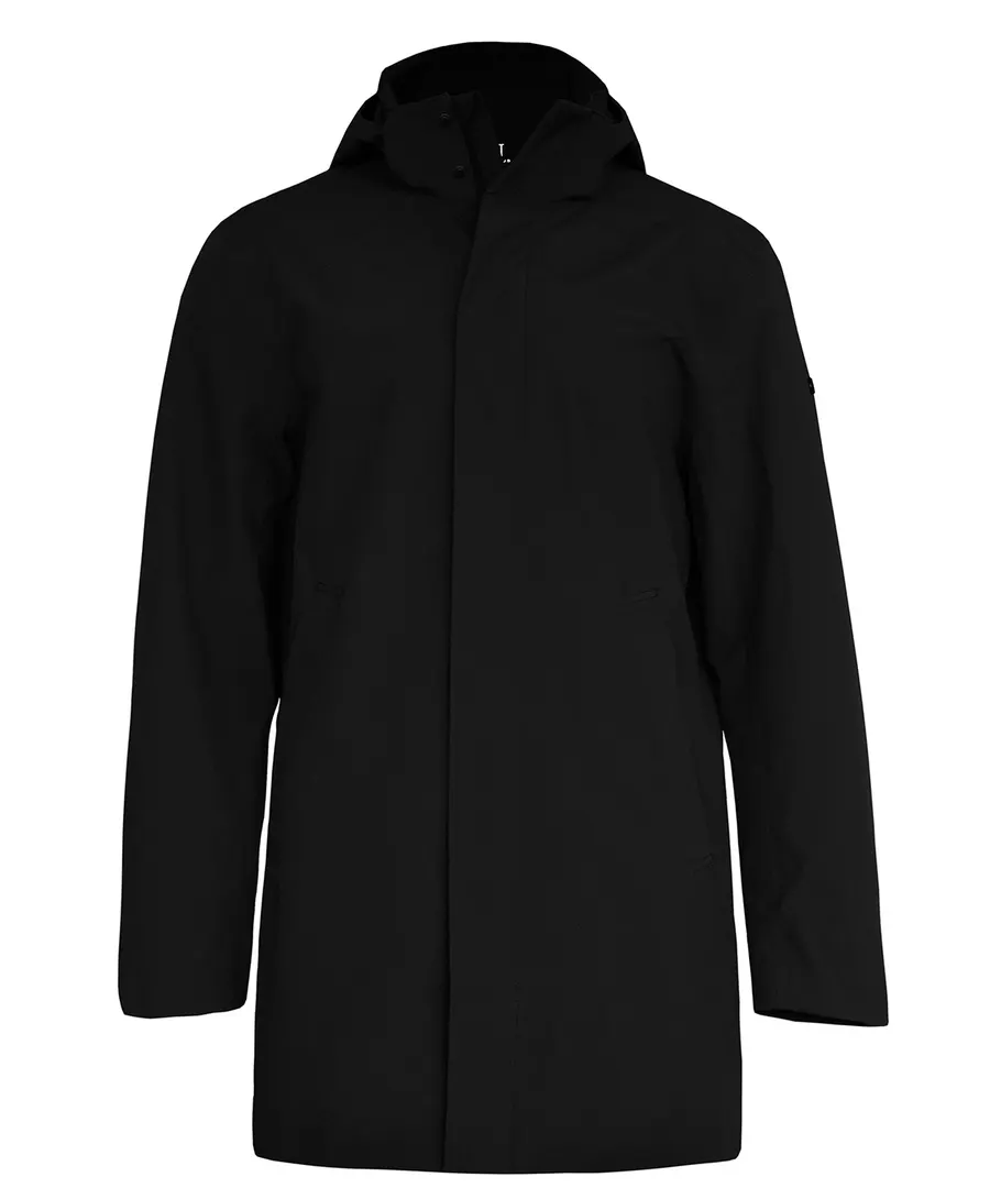 Eldridge – stylish ¾-length car coat – Black