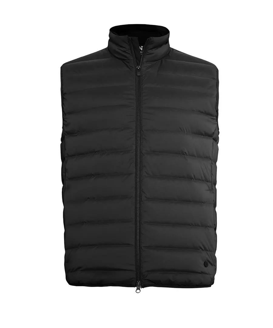 Avalon vest – sophisticated lightweight down vest – Black