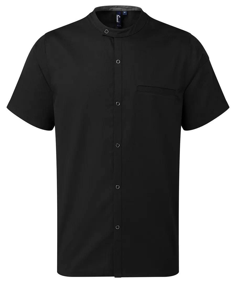 Chef's 'Recyclight' Short Sleeve Shirt – Black