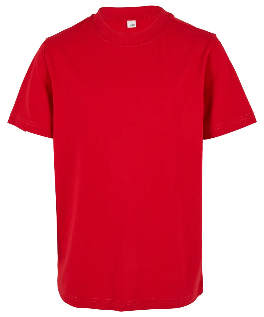 Organic kids basic tee – City Red