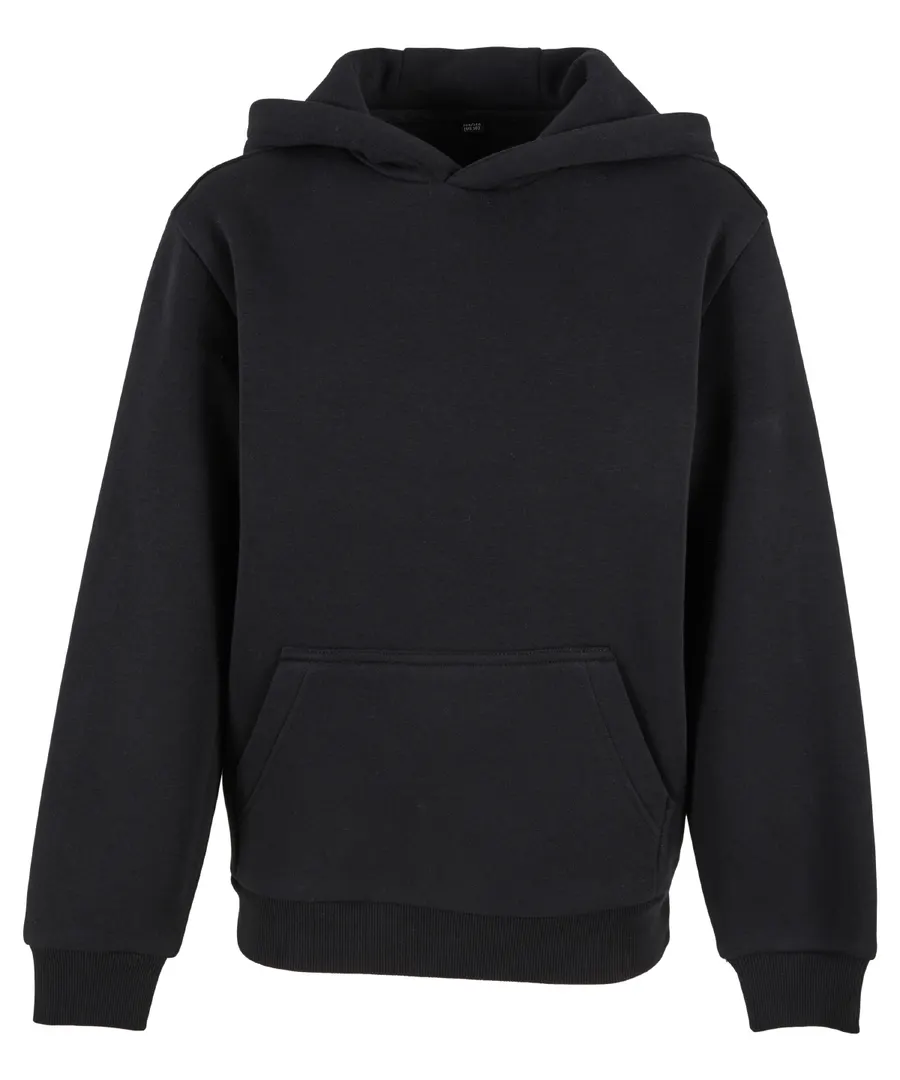 Kids fluffy hoodie – Black