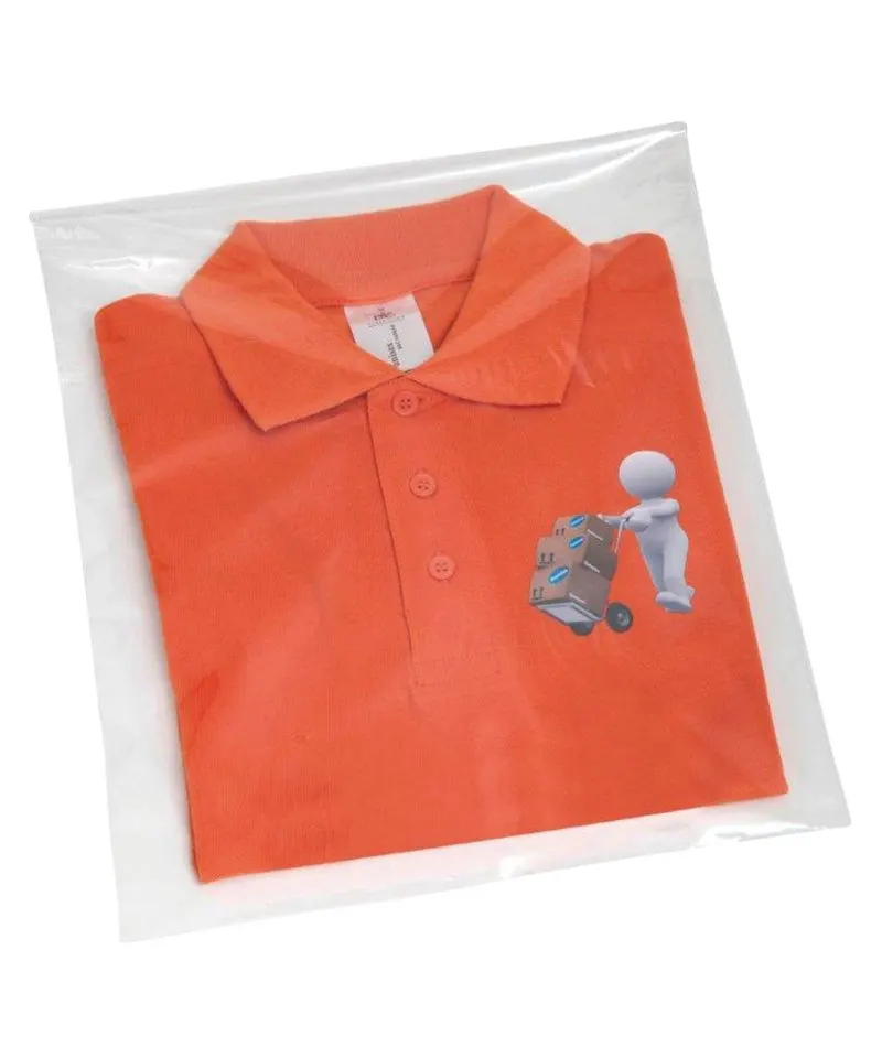 Polypropylene shirt bag – Clear