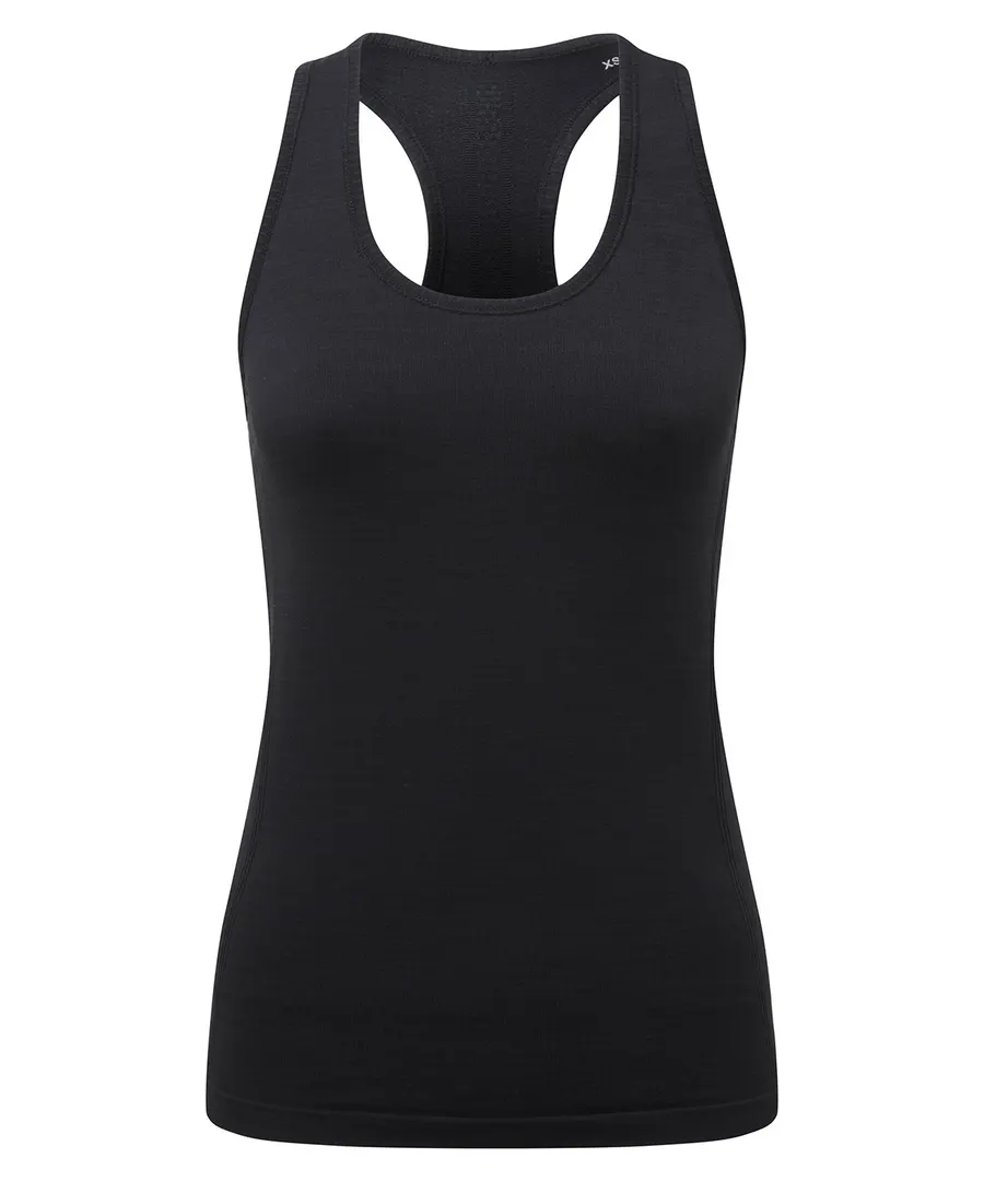 Women's TriDri® recycled seamless ''3D fit'' multi-sport flex vest – Black