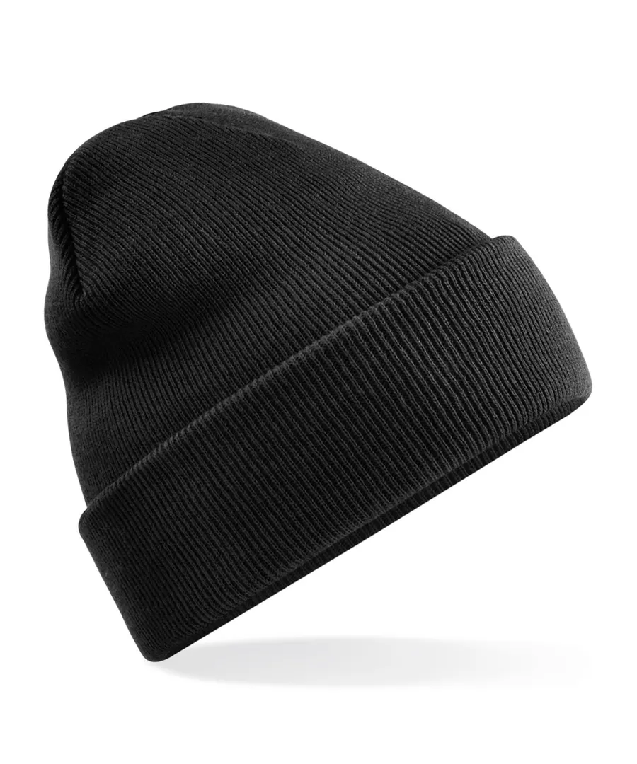 Recycled original cuffed beanie – Black