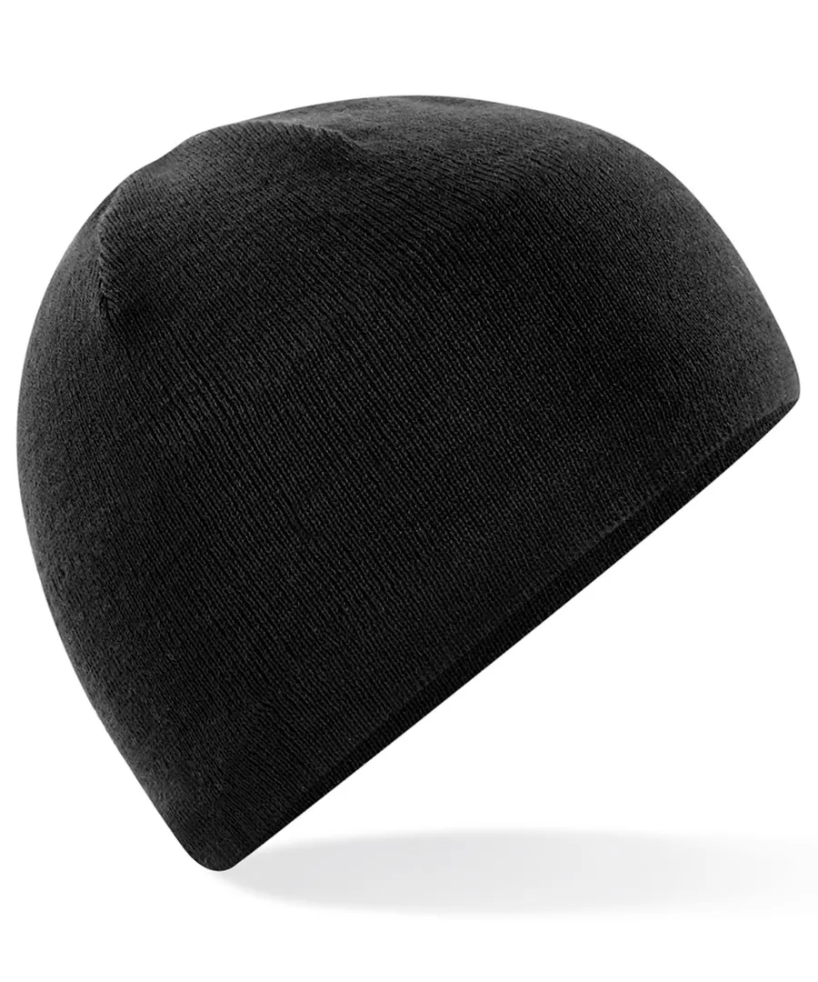 Water-repellent active beanie – Black