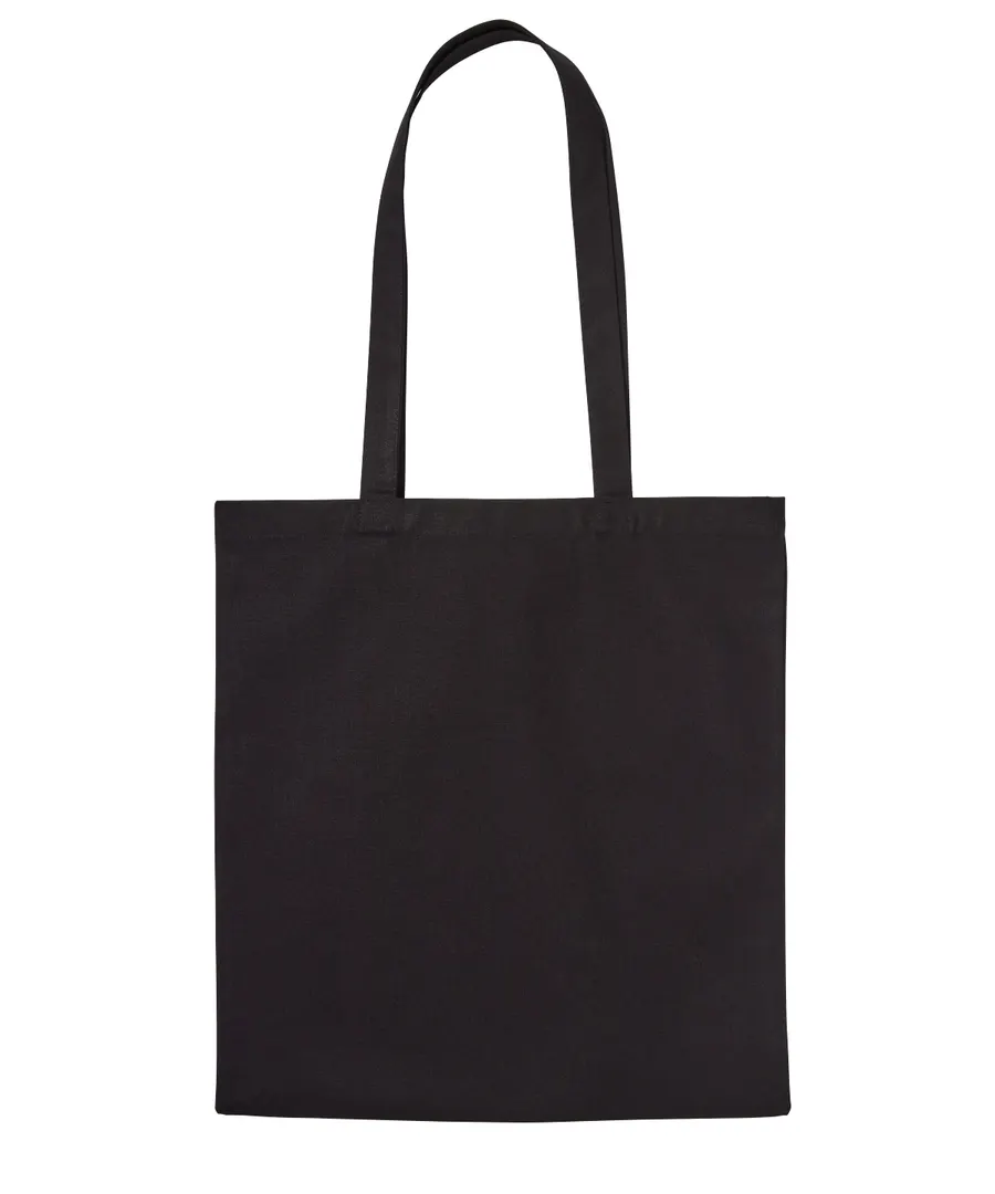 Recycled premium canvas shopper – Black