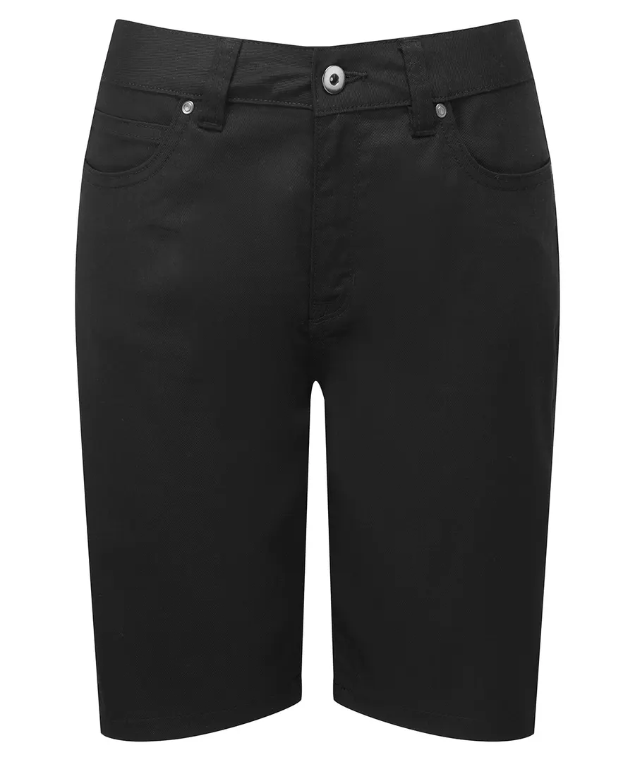Women’s performance chino shorts – Black