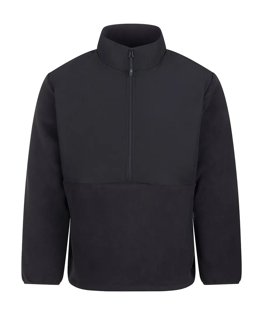 1/2-zip microfleece – Black