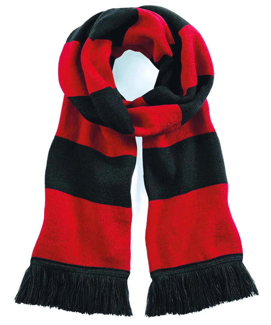Stadium scarf – Black/Classic Red