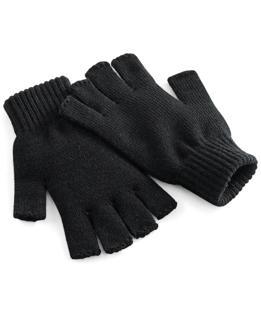 Fingerless gloves – Black