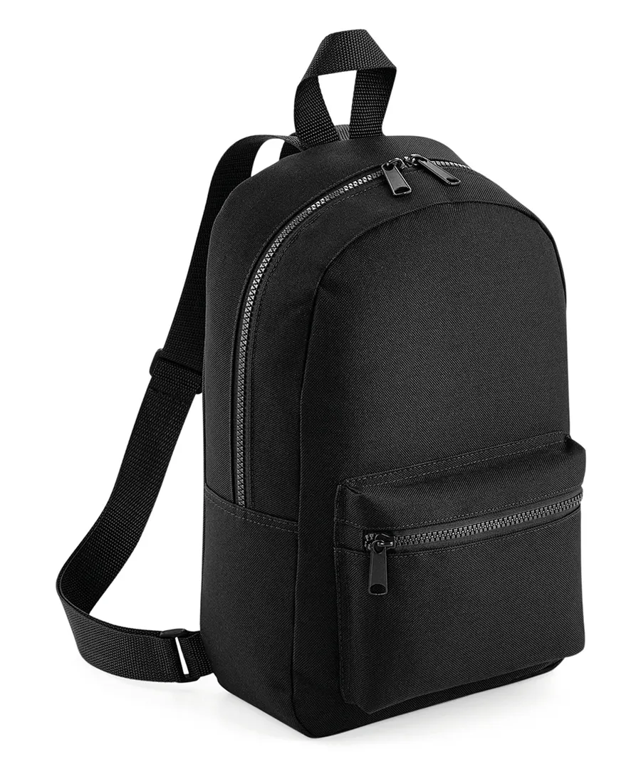 Mini essential fashion backpack – Black