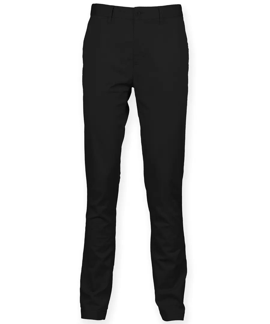 Stretch chinos – Black