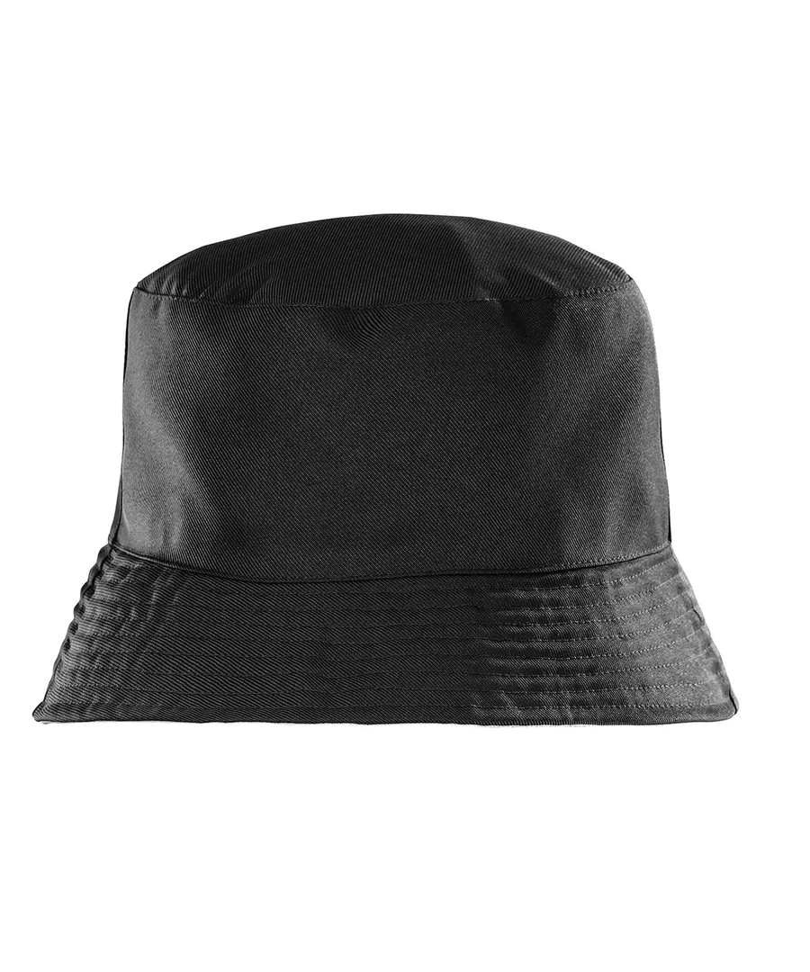 Core recycled reversible bucket hat – Black