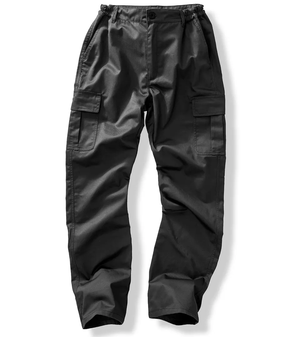 Recycled work-guard utility trousers – Black