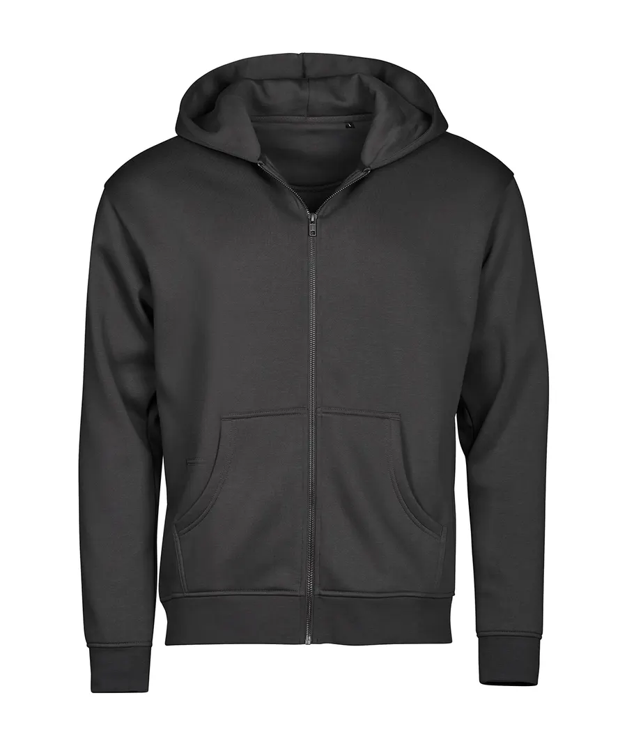 UNLABELED hooded full-zip sweatshirt (5154) – Black