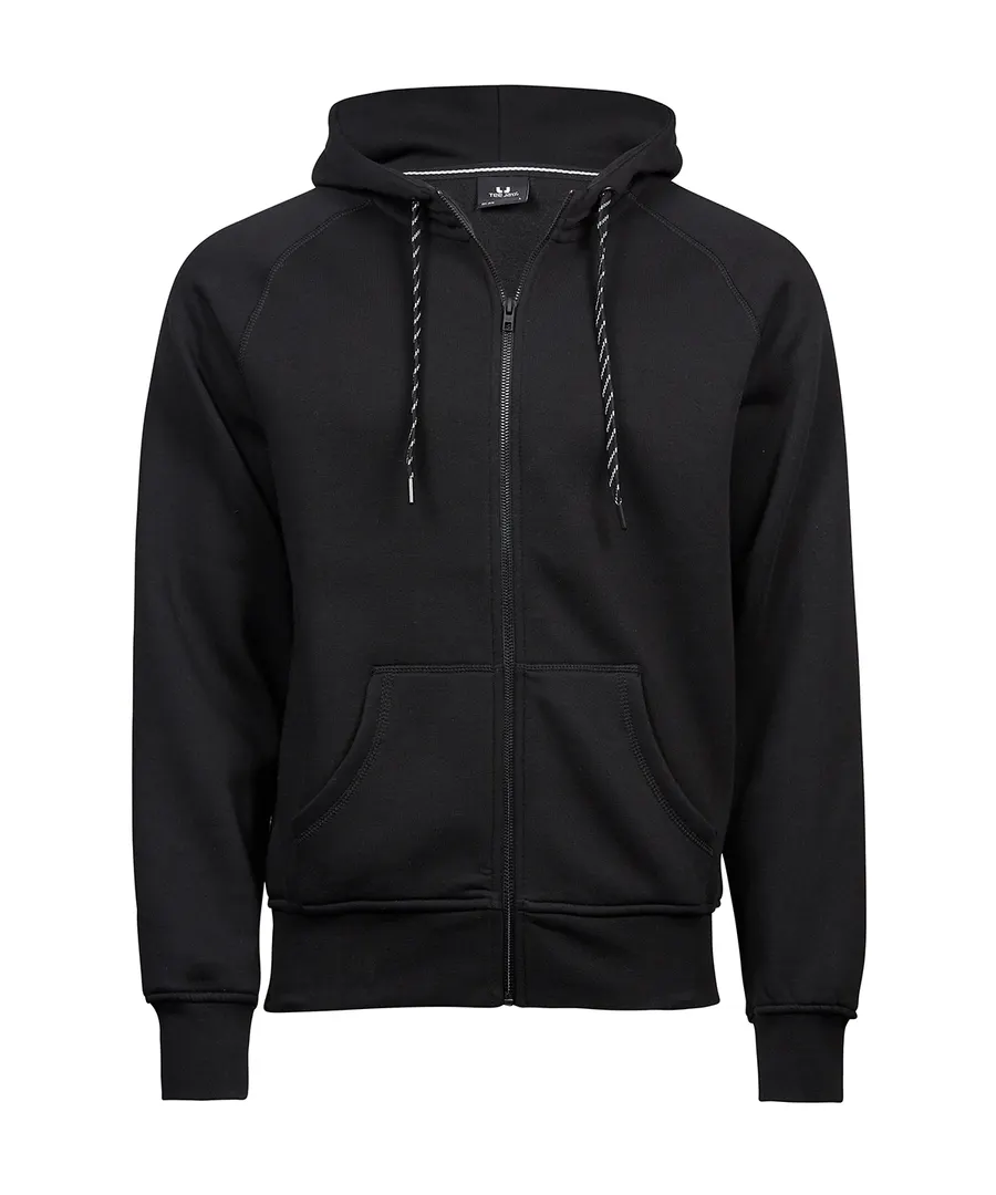 Fashion full-zip hoodie (5435) – Black