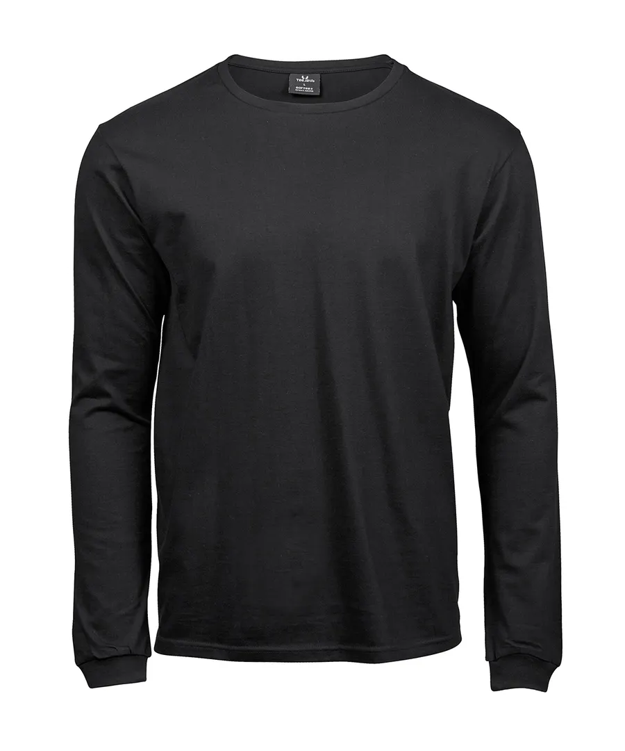 Long sleeve fashion Sof tee (8007) – Black