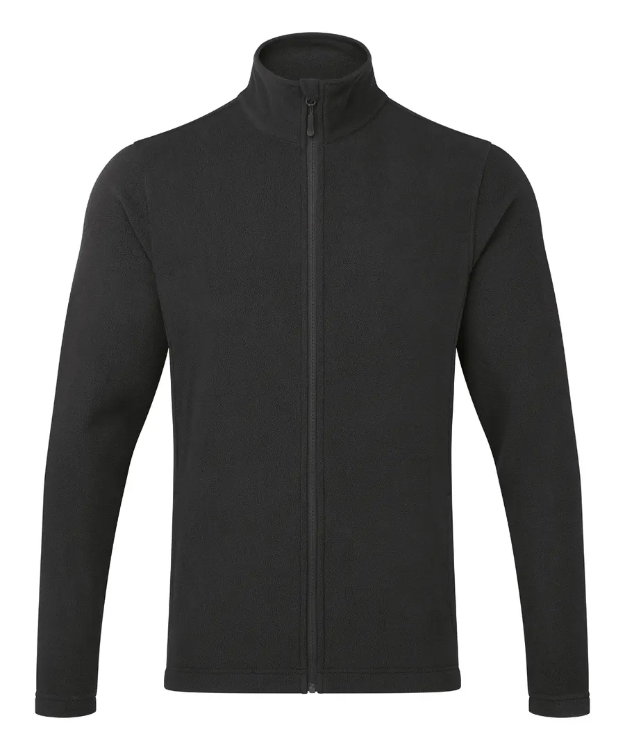 ‘Recyclight’ full-zip microfleece – Black