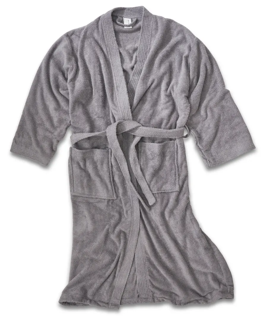Bamboo kimono robe – Grey