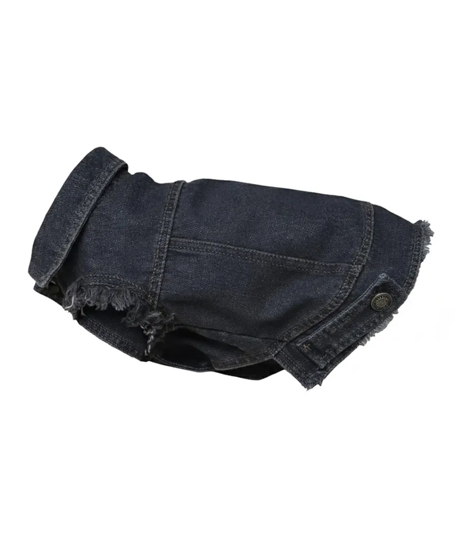 Dog’s denim jacket – Black