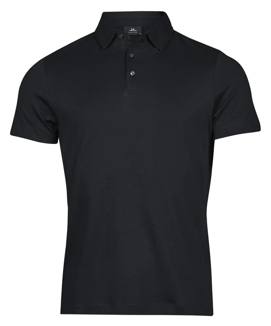 Pima cotton polo (1440) – Black