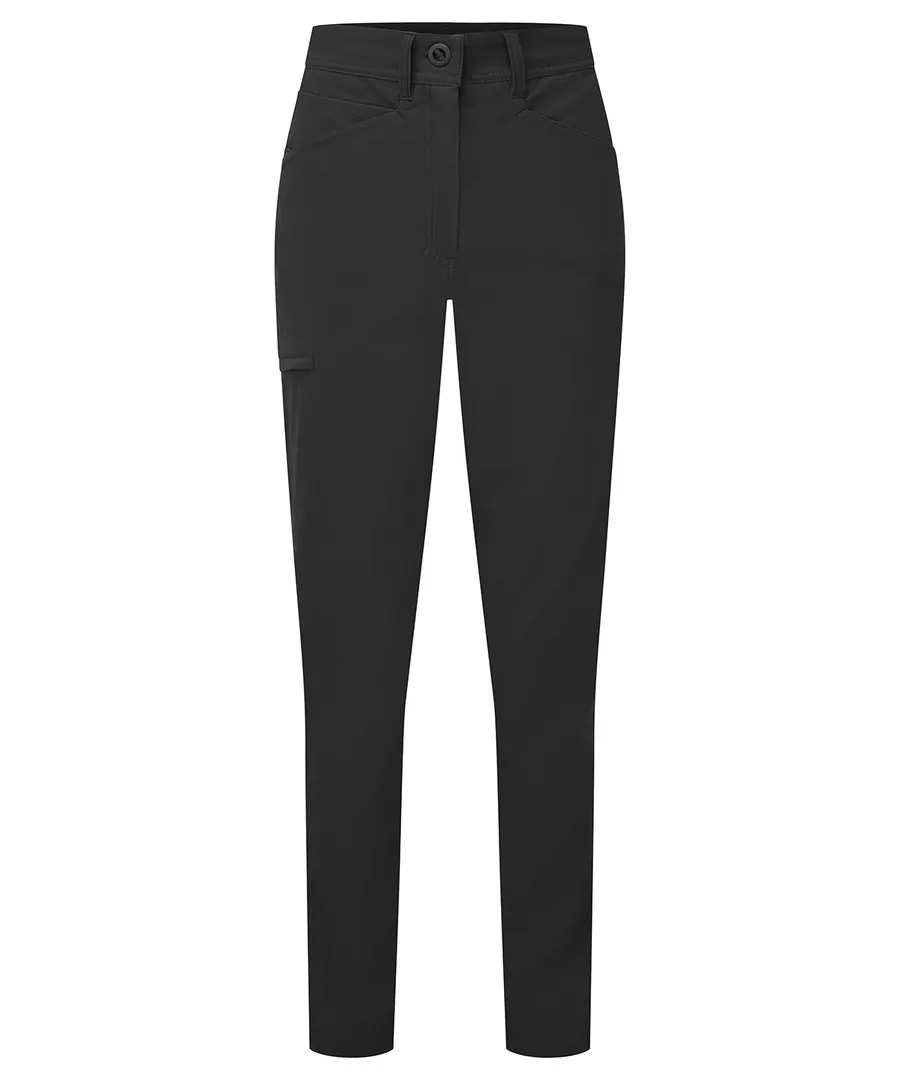 Women's Stretchchecker 'Adapt' trousers – Black