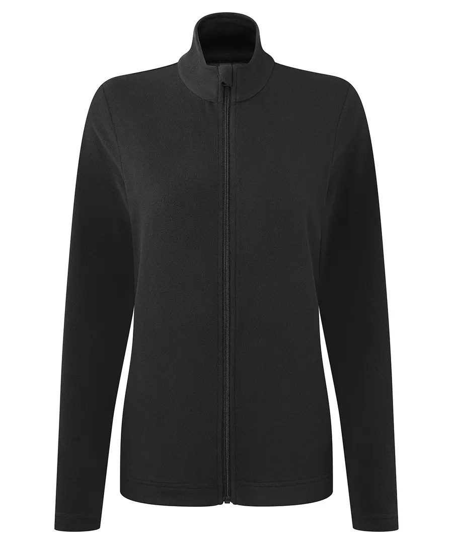 Women's 'Recyclight Ultra' full-zip microfleece – Black