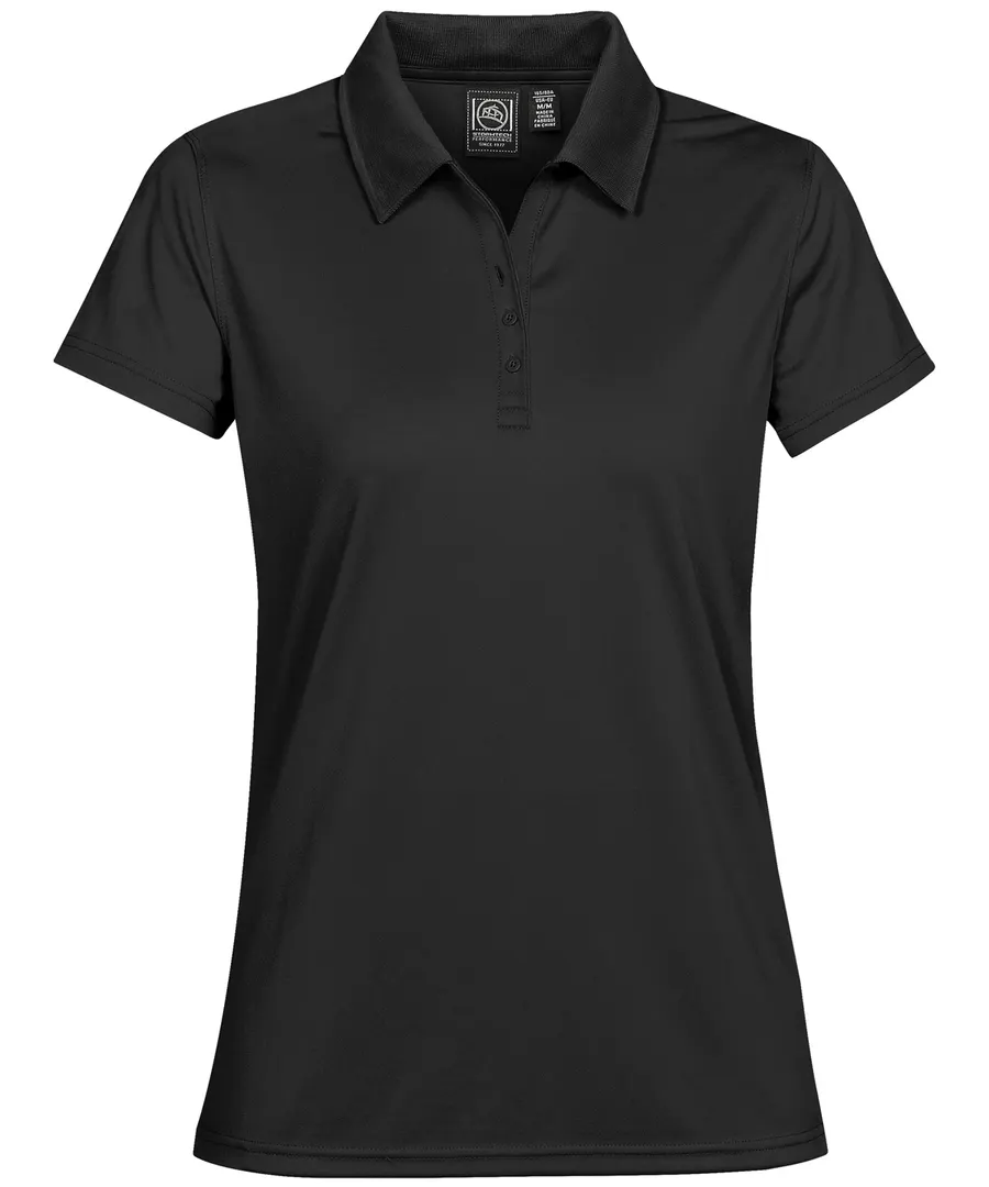 Women's Eclipse H2X-DRY® piqué polo – Black