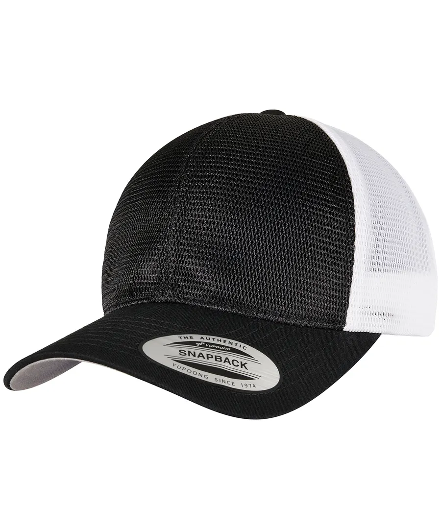 360° omnimesh 2-tone cap (6360T) – Black/White