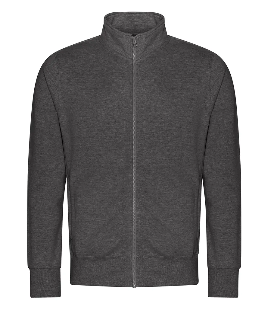 Campus full-zip sweatshirt – Charcoal