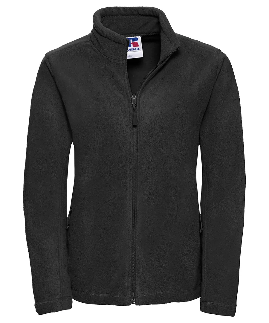 Women's full-zip outdoor fleece – Black