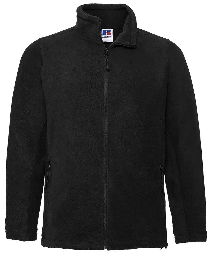 Full-zip outdoor fleece – Black