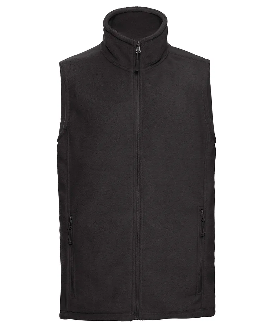 Outdoor fleece gilet – Black
