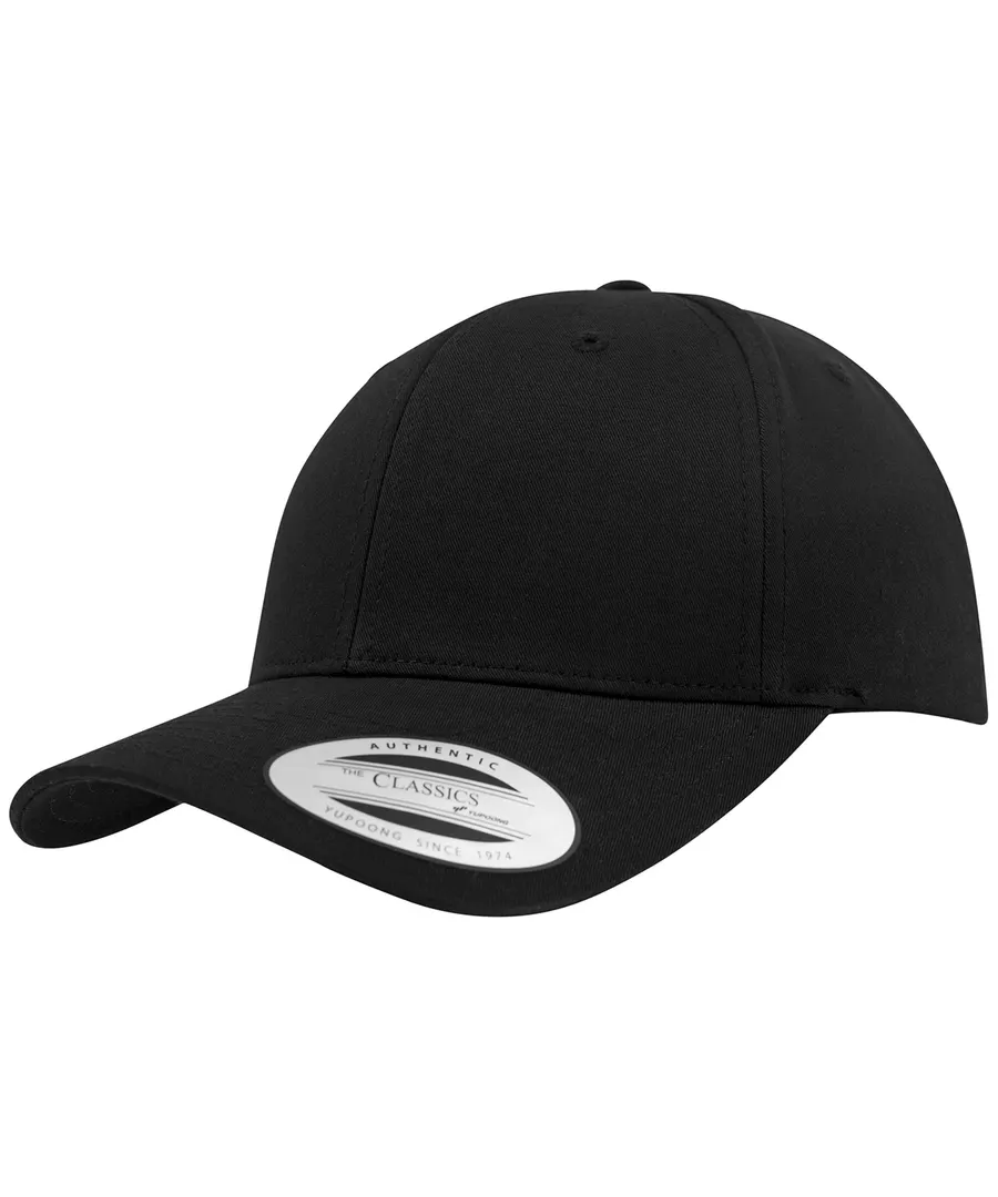 Curved classic snapback (7706)(7706) – Black